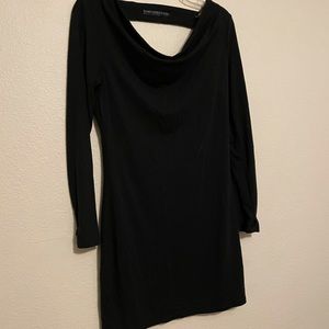 Low back little black dress